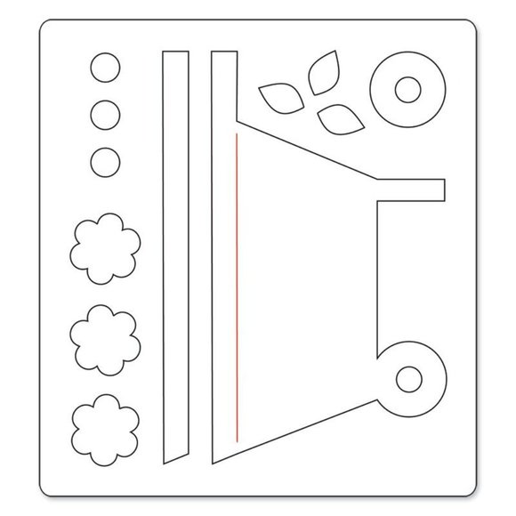Sizzix Bigz Die - Wheelbarrow & Flowers - Picture 4 of 8